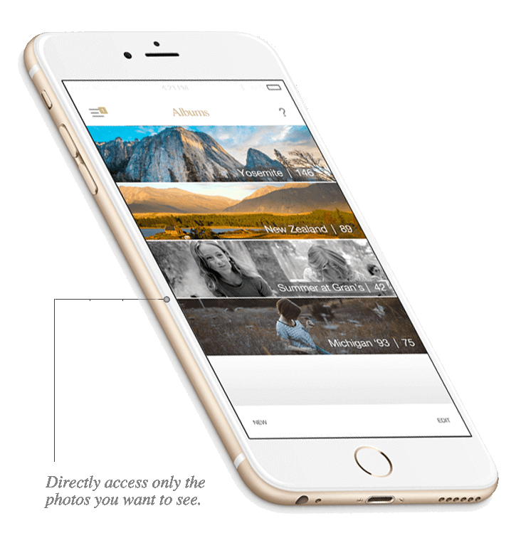 organize photos album